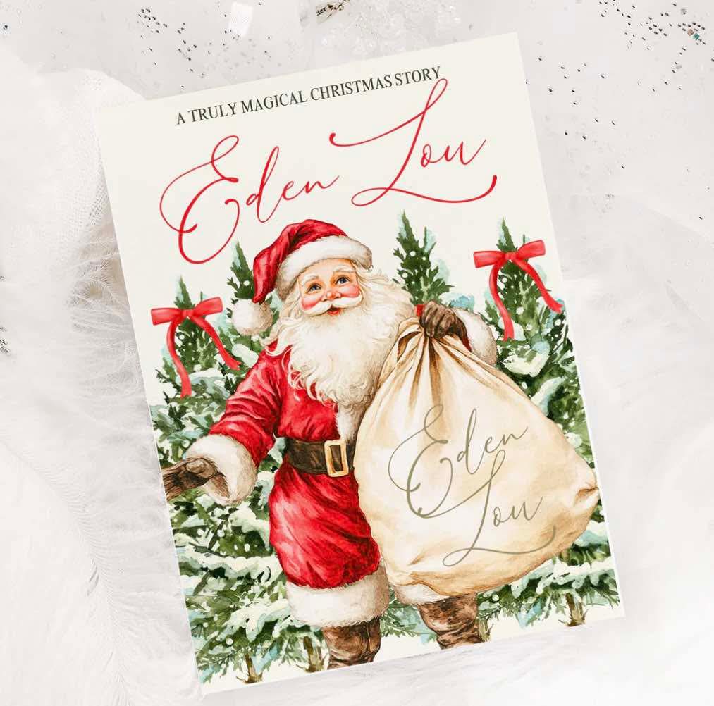 Christmas personalised story book