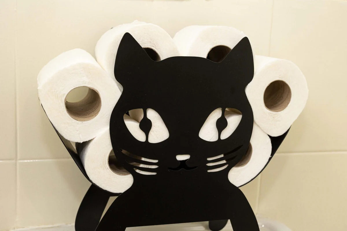 Cat Toilet Roll Holder