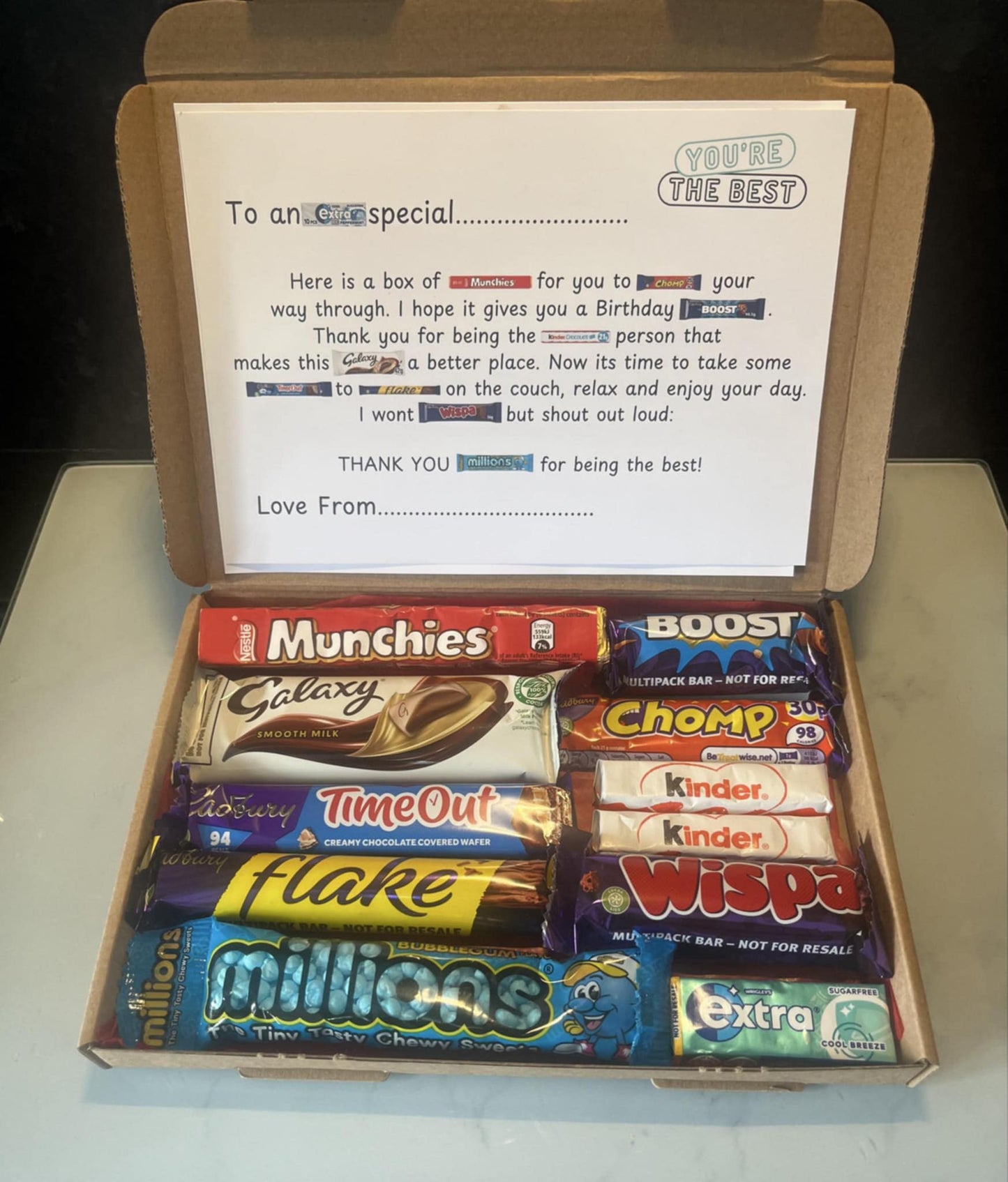Special chocolate boxes