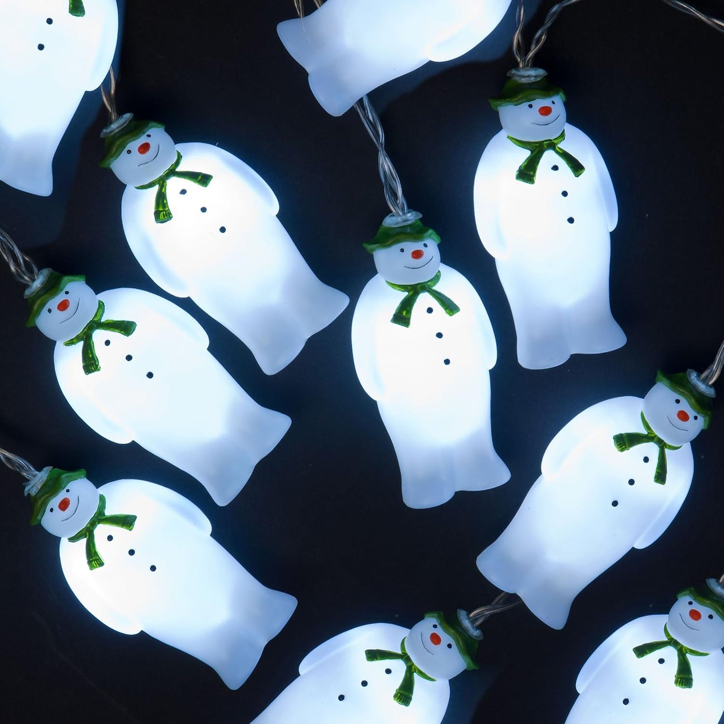 The snowman lights