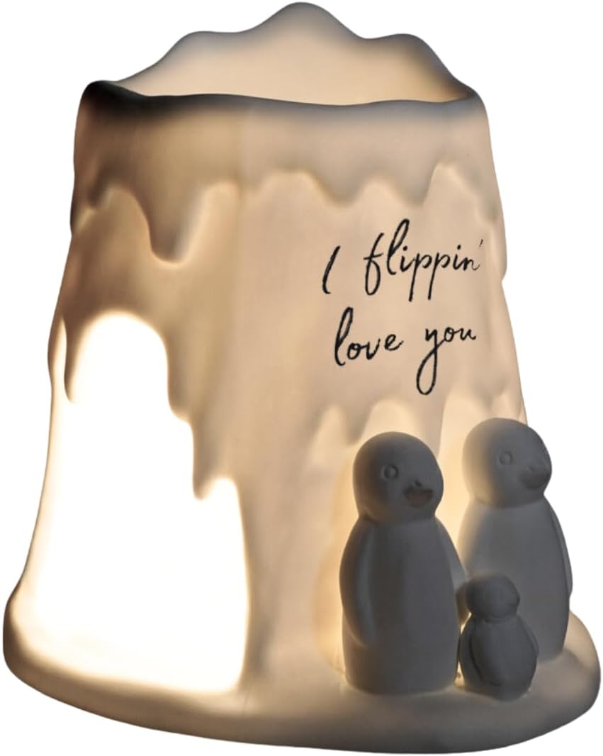 Porcelain burner, elephants / penguins