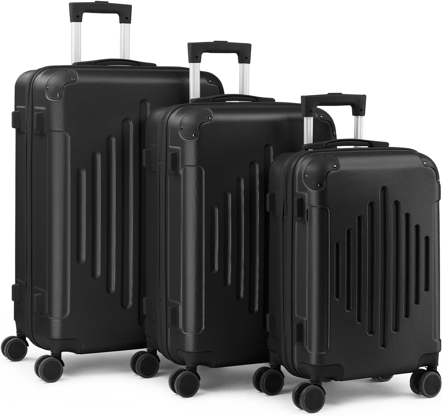 3 piece luggage suitcase set