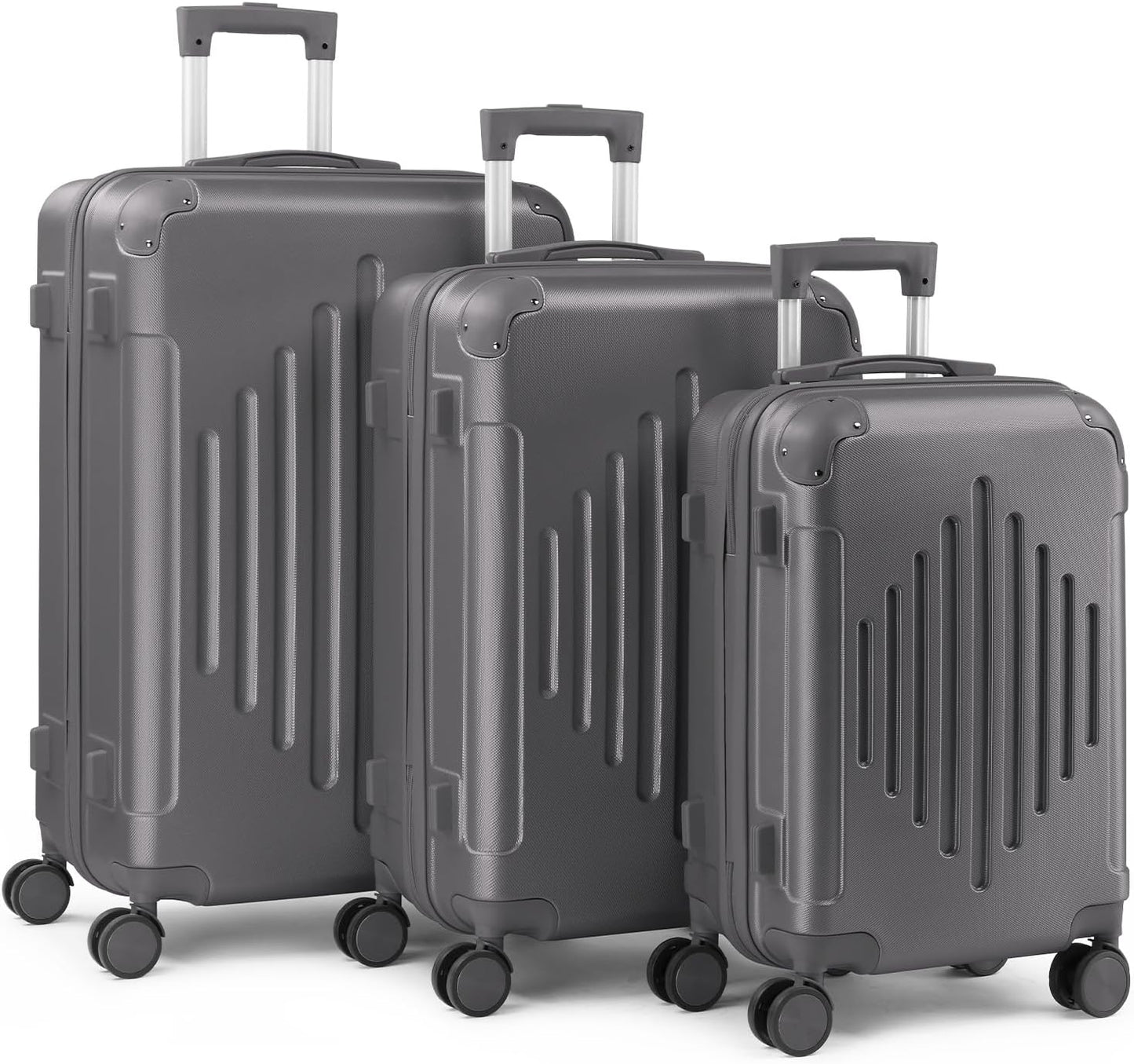 3 piece luggage suitcase set