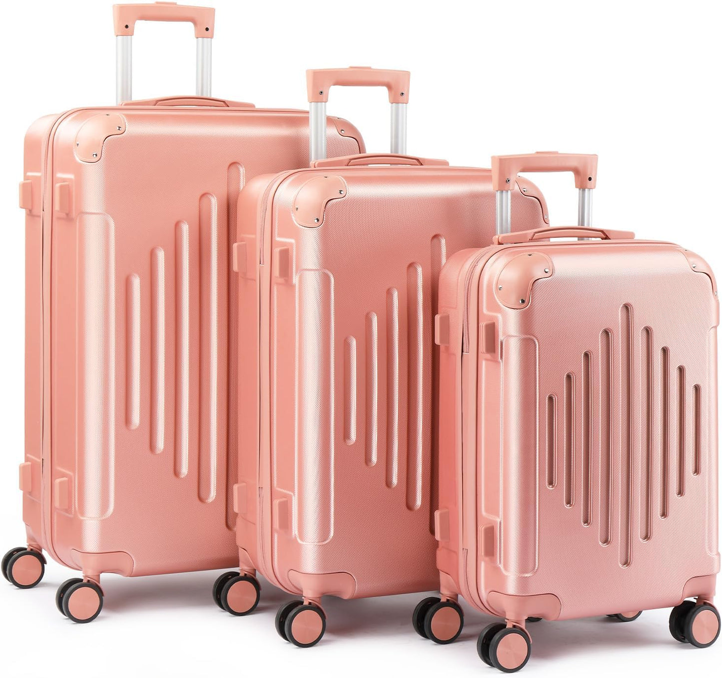 3 piece luggage suitcase set