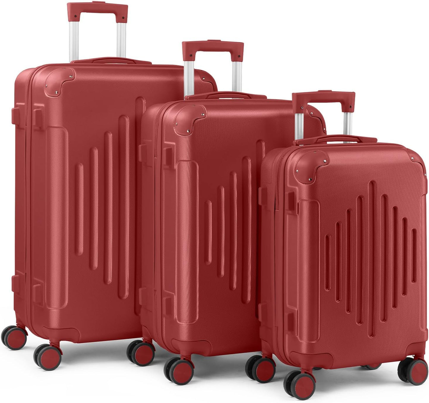 3 piece luggage suitcase set