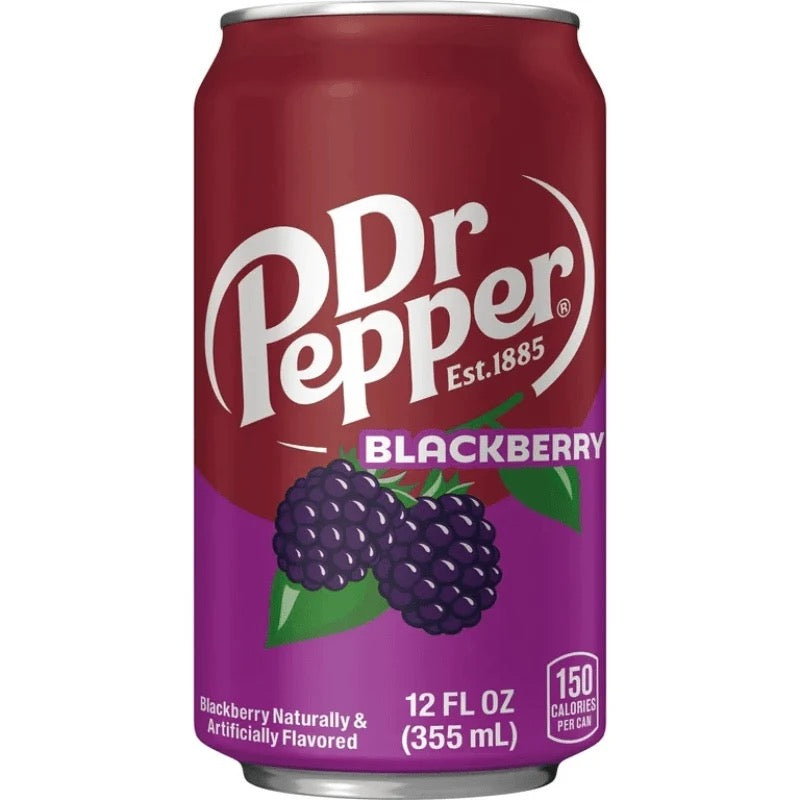 Dr Pepper blackberry can