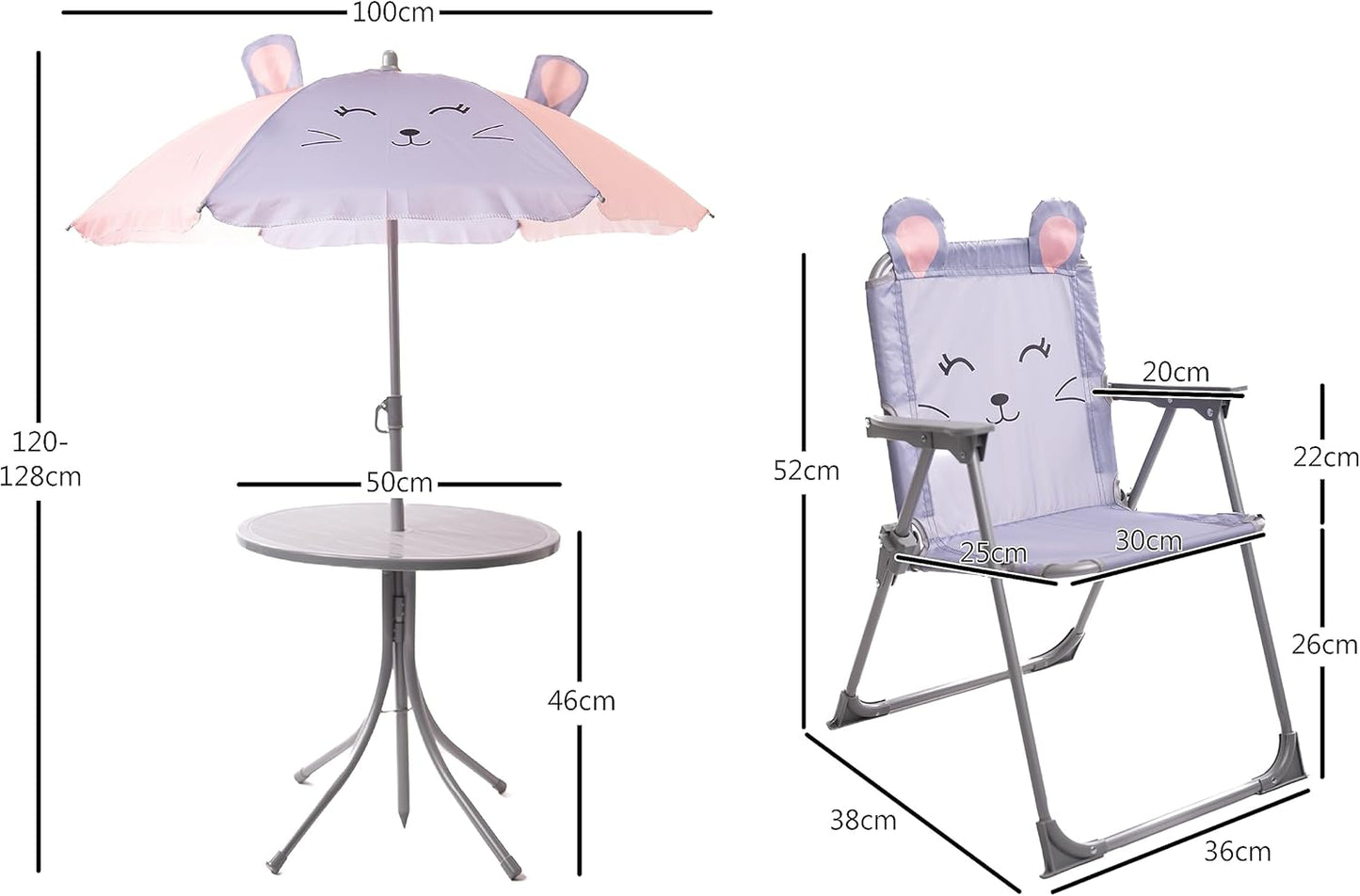 Children’s mouse table and chairs
