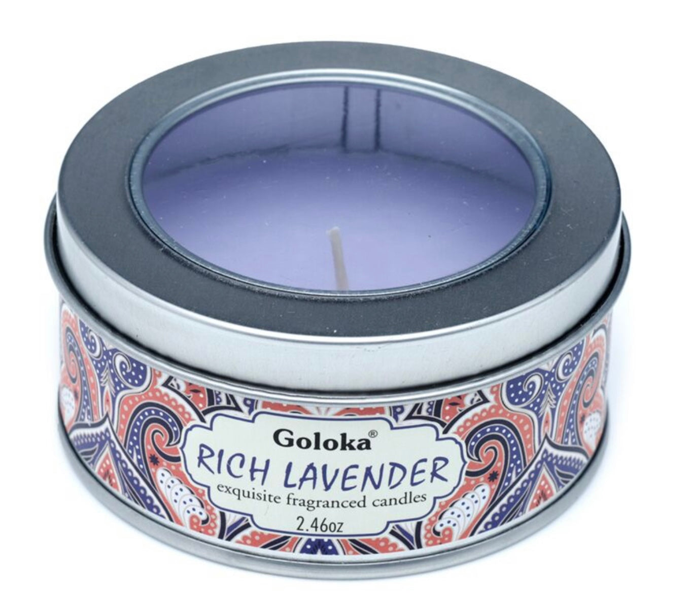 Candle wax tin