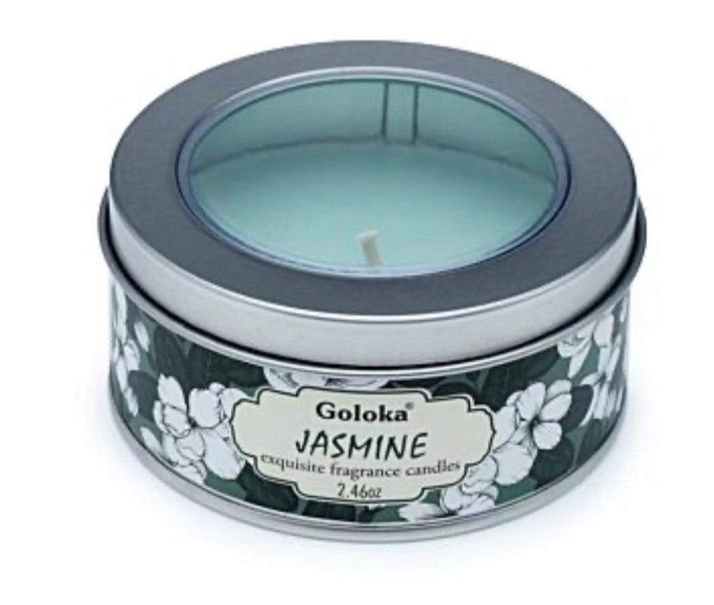Candle wax tin