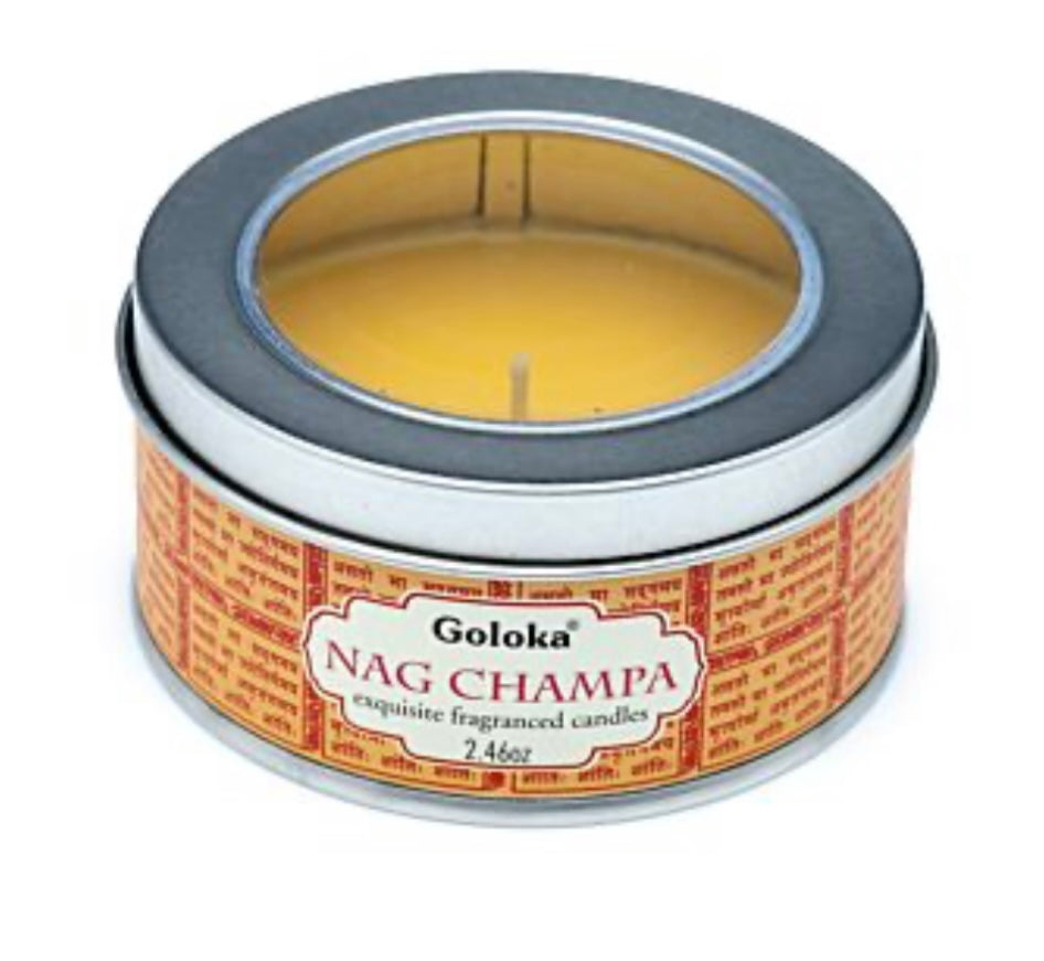 Candle wax tin