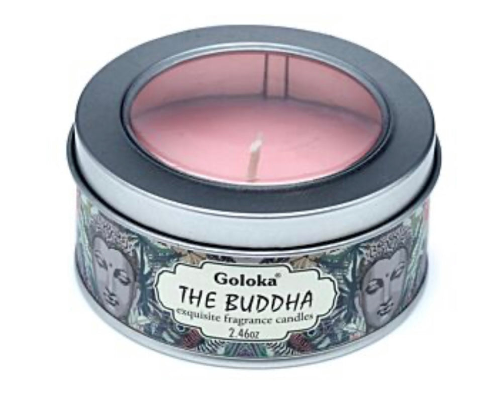 Candle wax tin