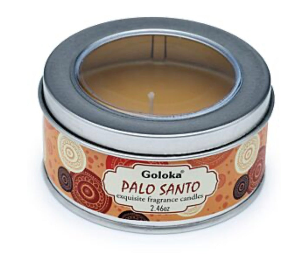 Candle wax tin