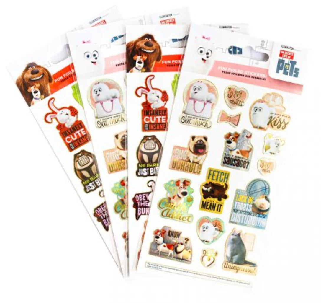 Assorted stickers