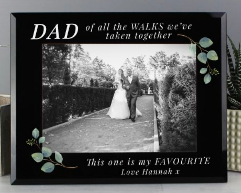 Of all the walks wedding frame