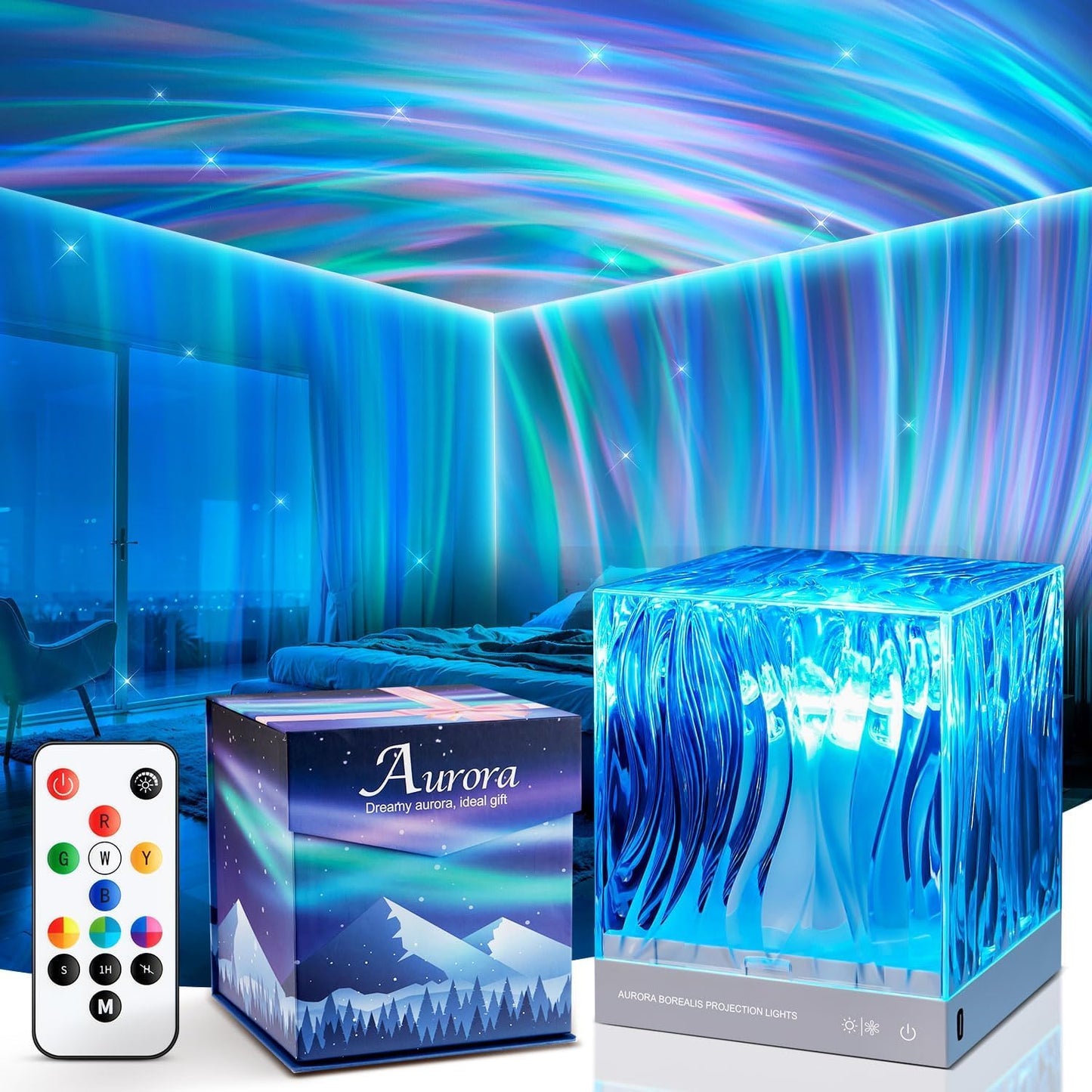 Sensory northern light projector
