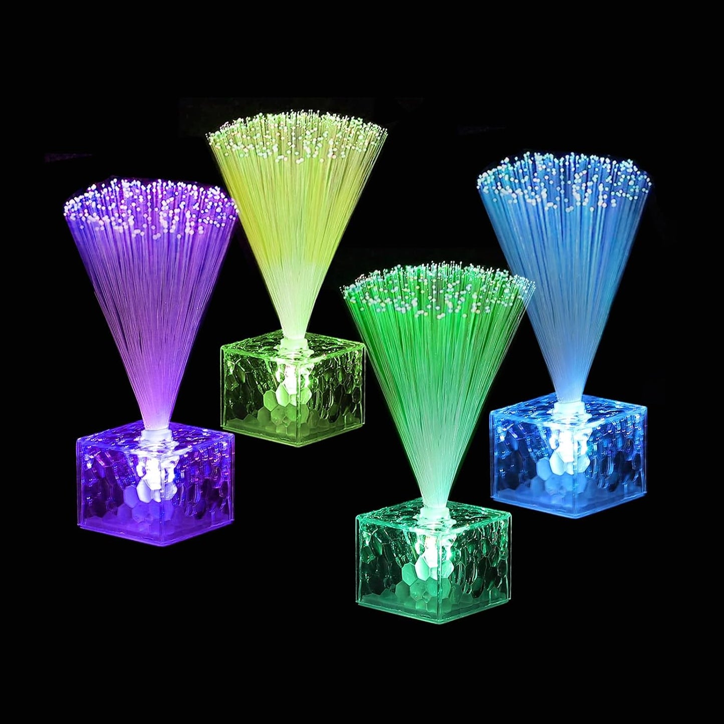 Sensory fibre optic lamps