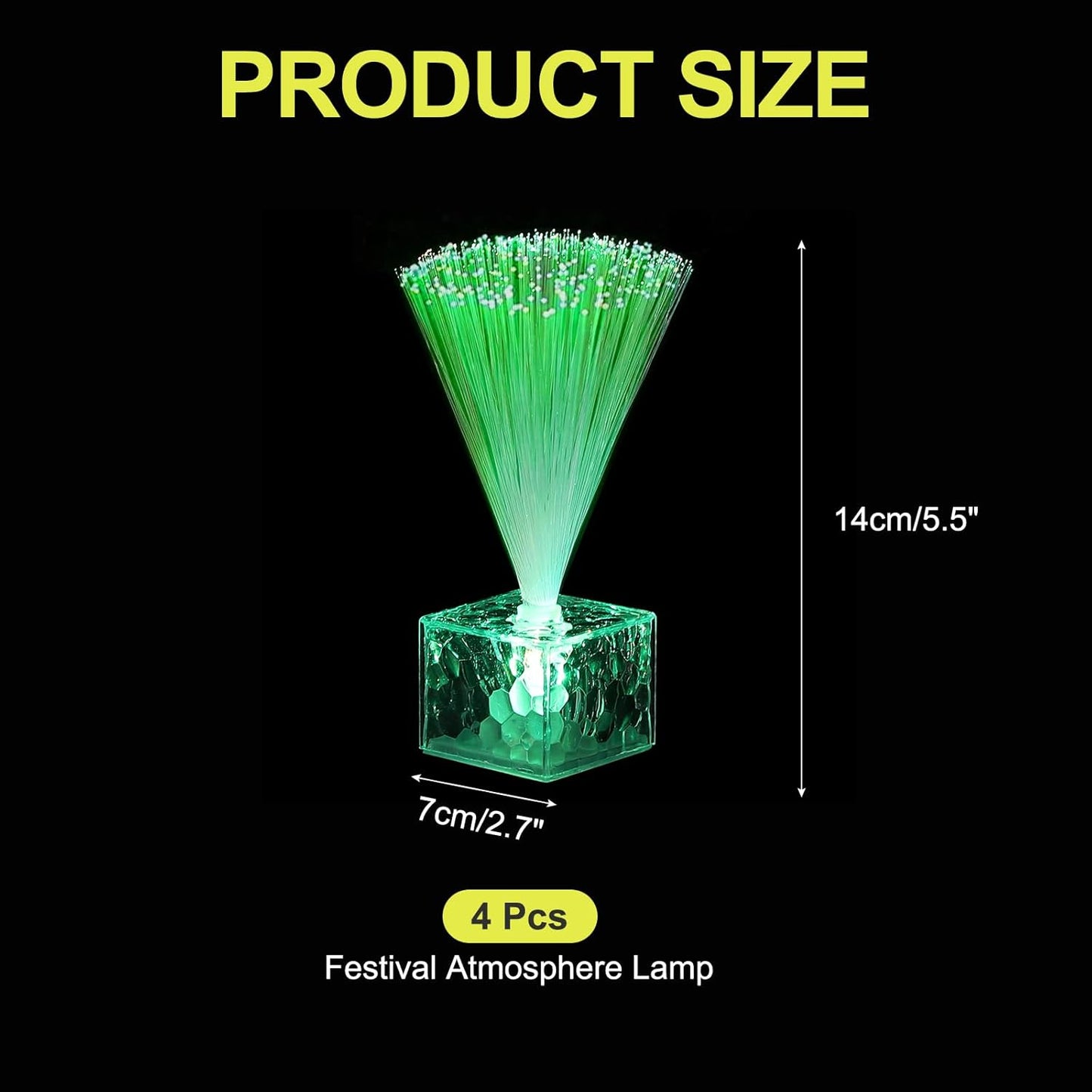 Sensory fibre optic lamps