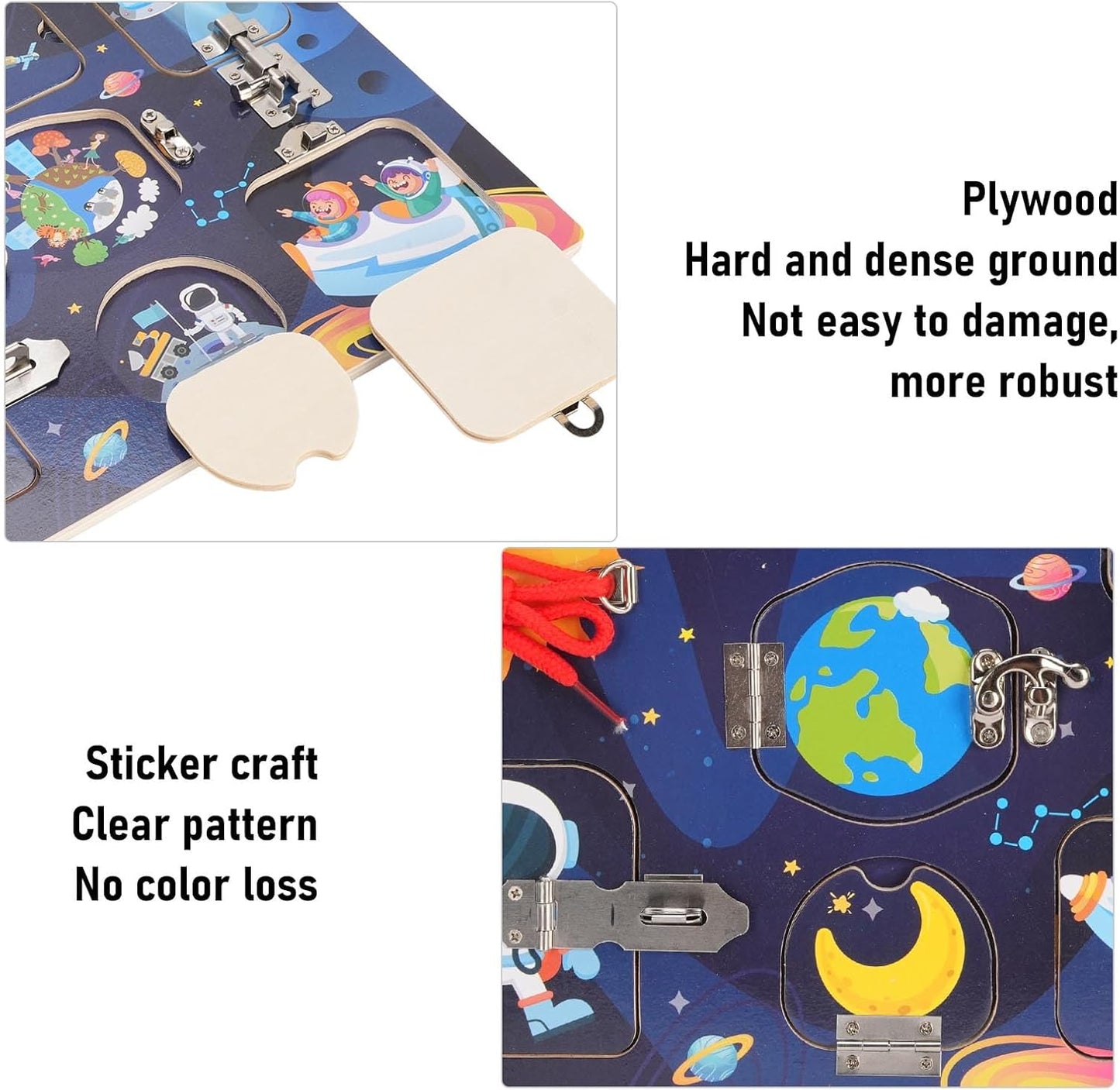 Lock latch sensory board