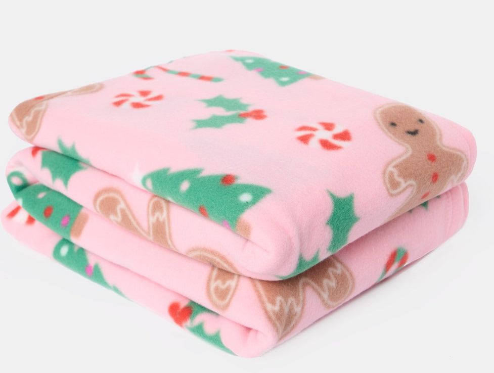 Christmas fleece blankets