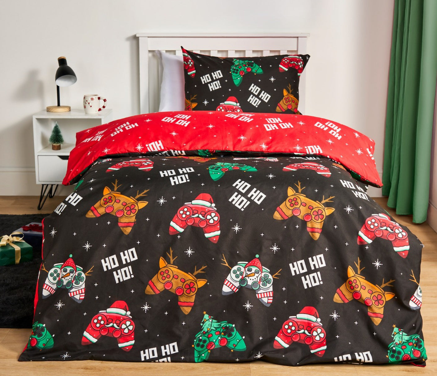 Christmas gaming duvet set