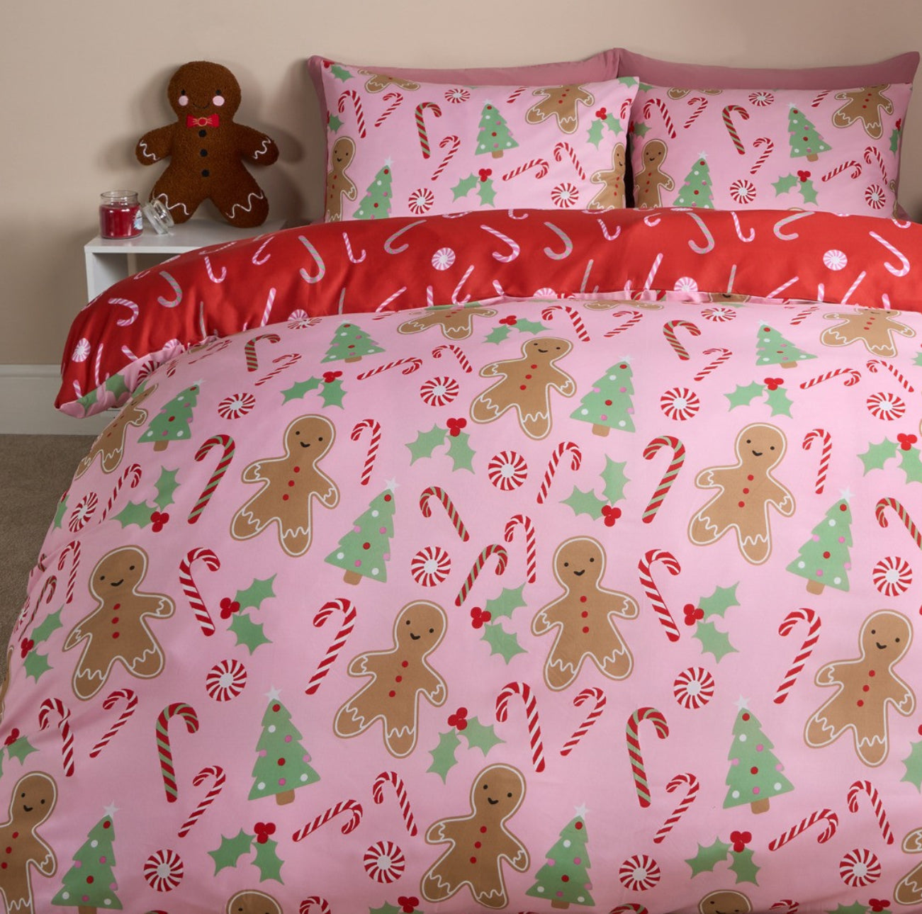 Christmas gingerbread duvet sets