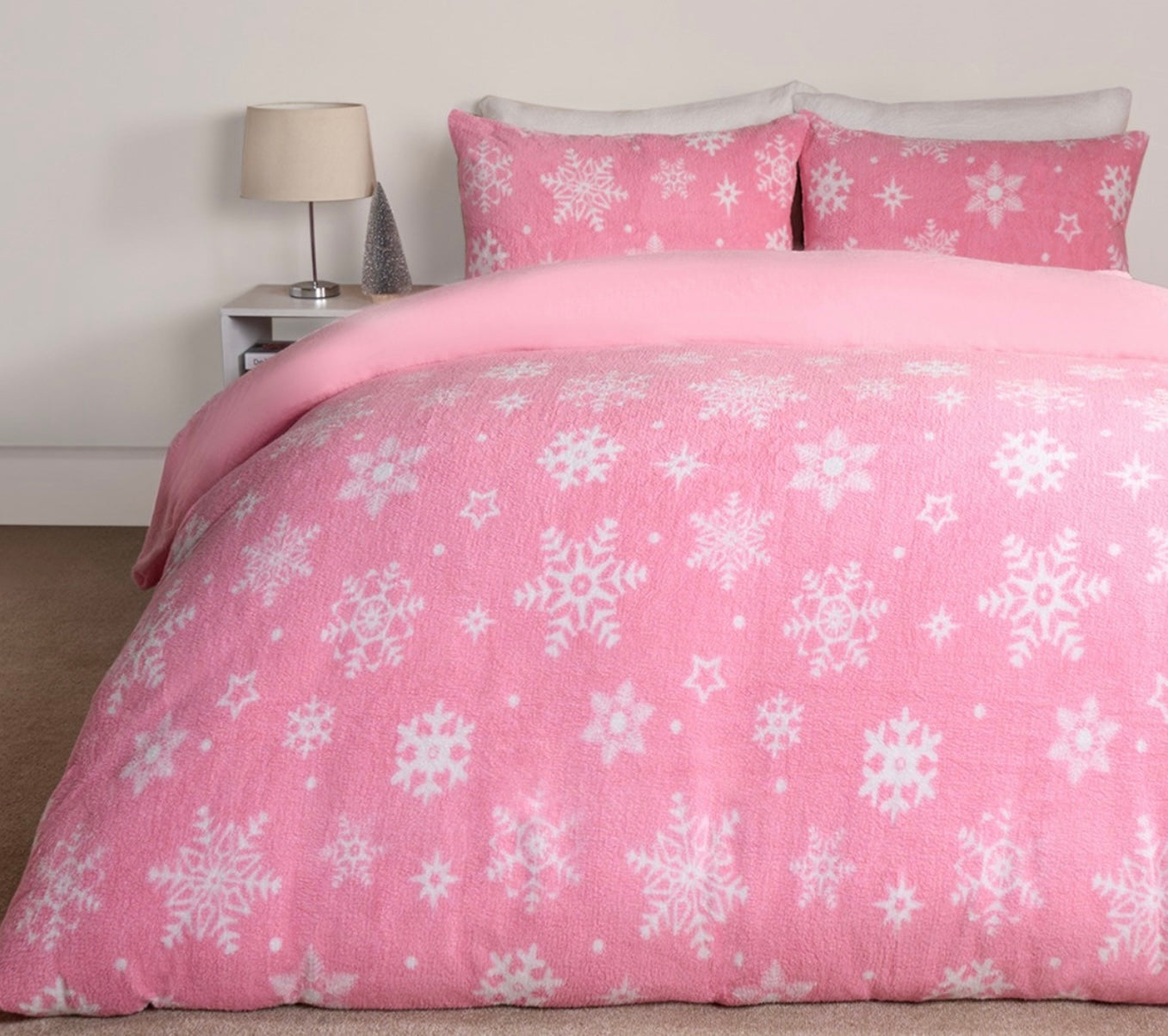 Snowflake Teddy duvet sets
