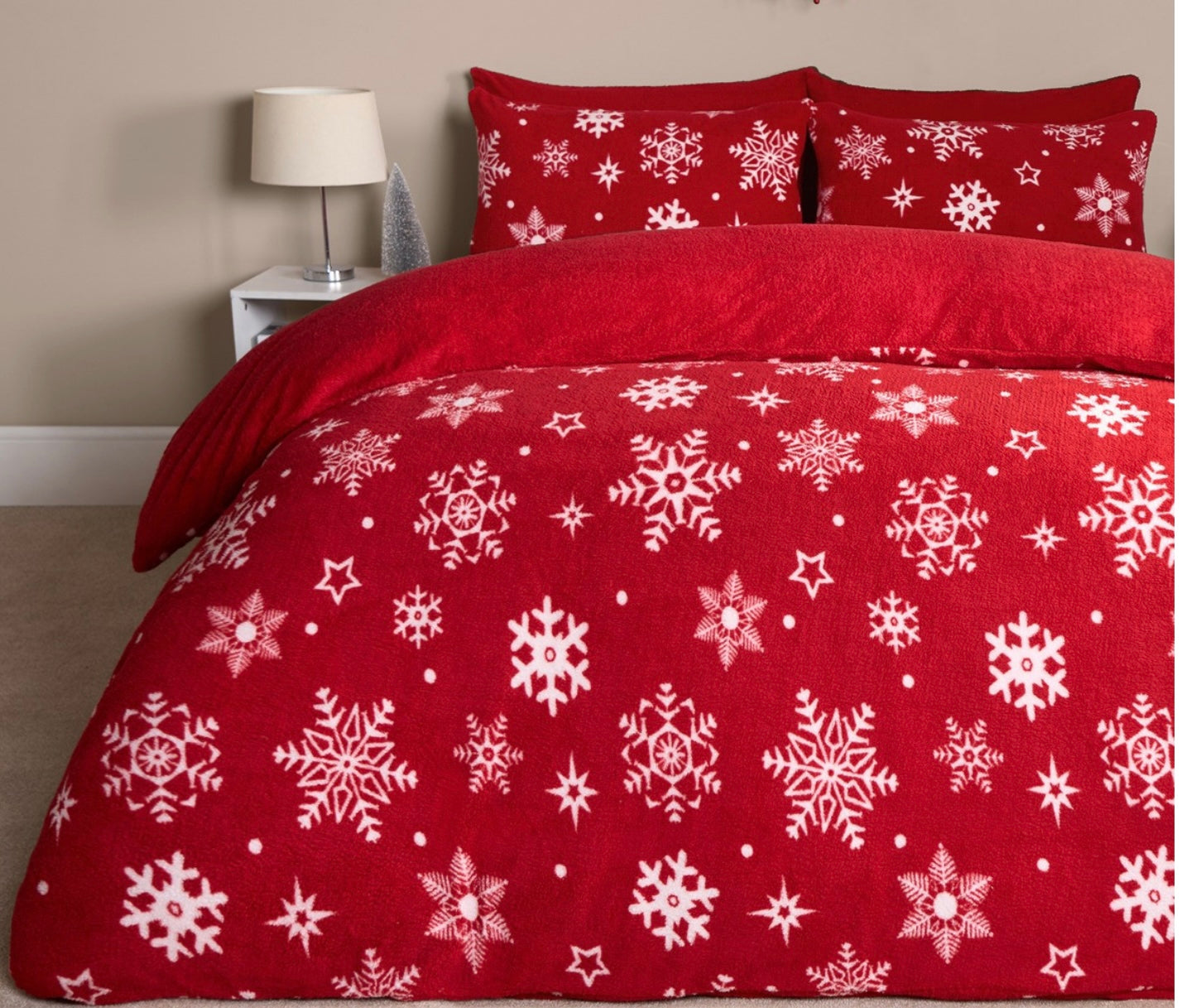 Snowflake Teddy duvet sets