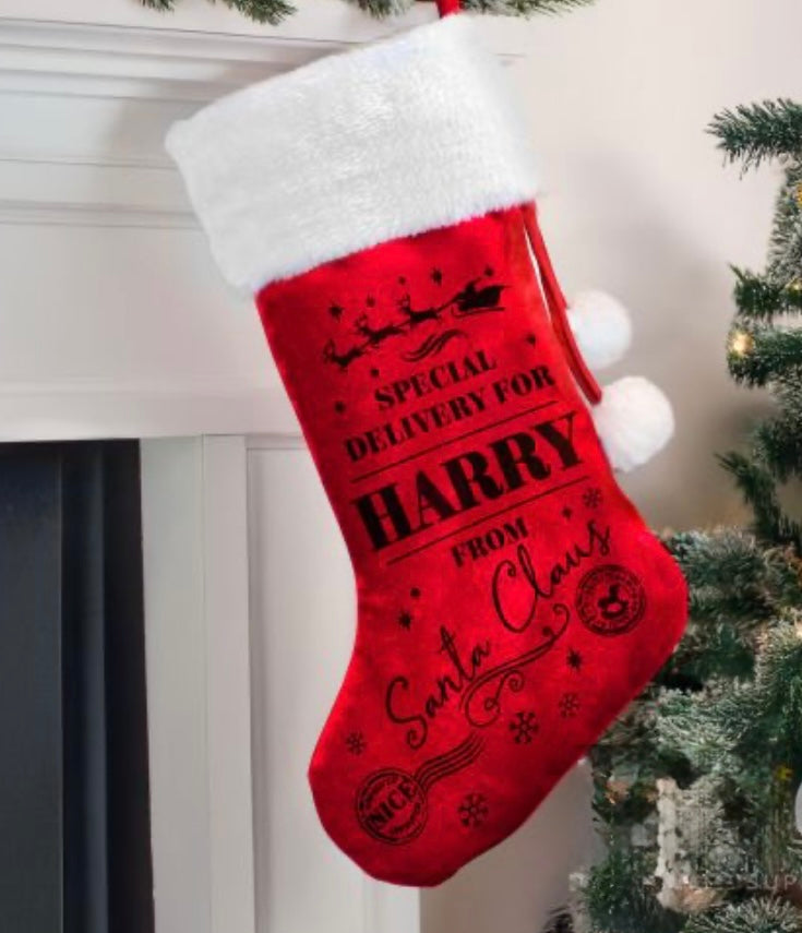 Personalised Christmas stockings
