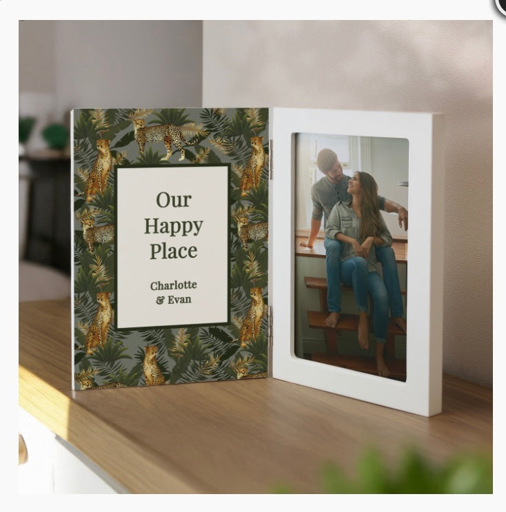 Wooden hinged frame
