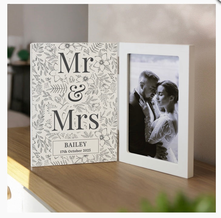 Wooden hinged frame
