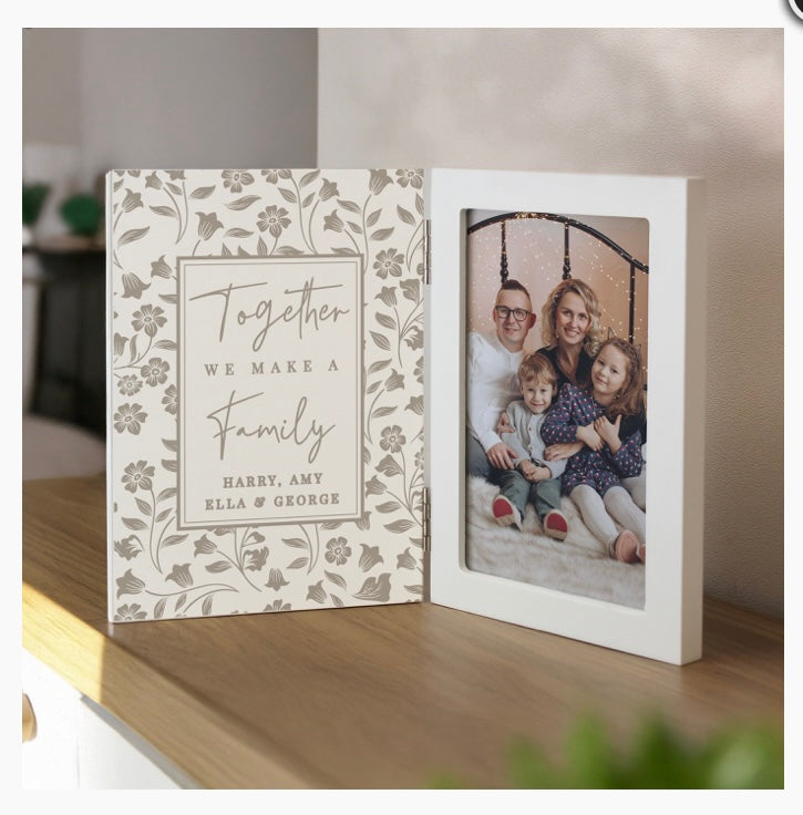 Wooden hinged frame