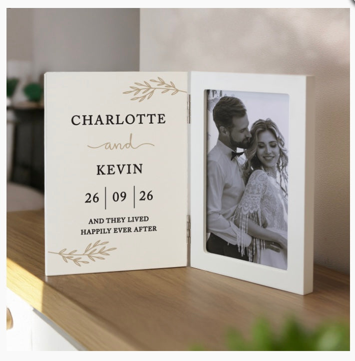Wooden hinged frame
