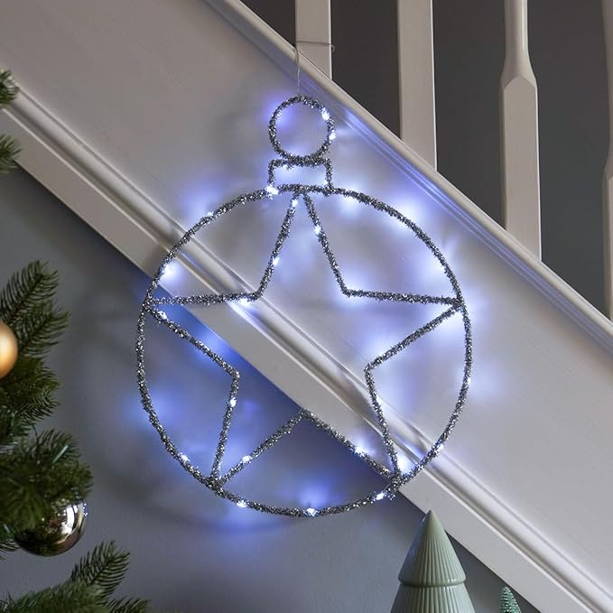 Christmas light up hanging decoration