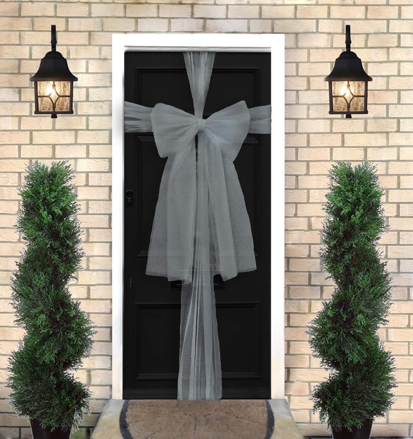 Christmas door bow