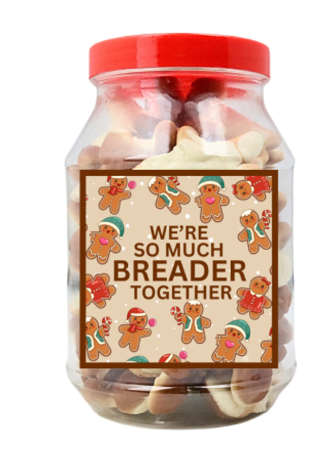 Christmas sweet jar