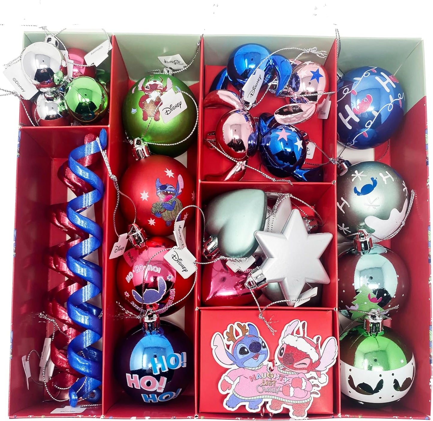 Stitch Christmas tree decorations x25