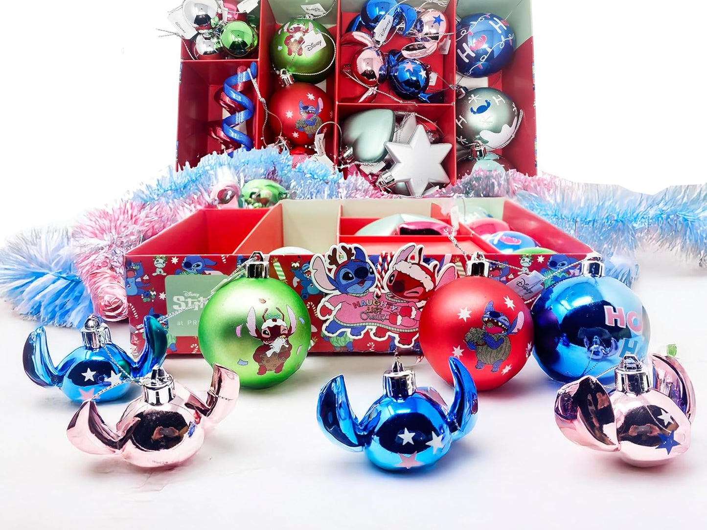 Stitch Christmas tree decorations x25