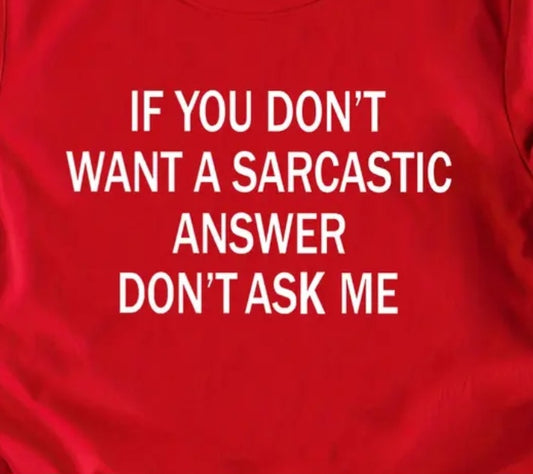 Sarcastic Personalised Hoodie