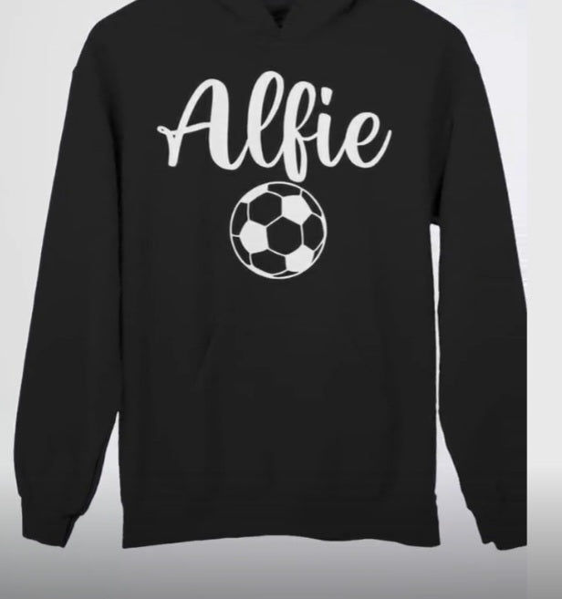 Childrens Personalised Hoodie - Image ,Name