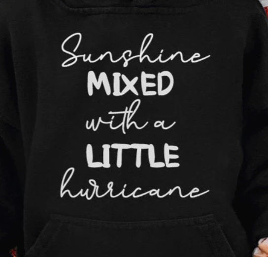 Childrens Personalised Hoodie- Sunshine mixed..