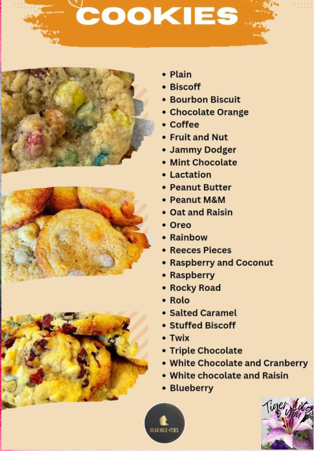 Delicious Homemade Cookies 10 cookies