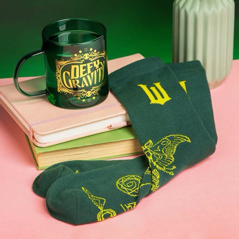 Glass mug and sock set