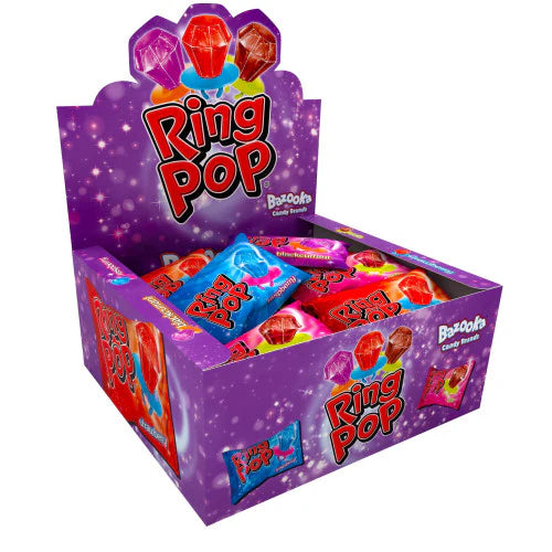 Bazooka Ring Pops 12x10g
