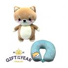 2 in 1 travel pillow and plush