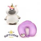 2 in 1 travel pillow and plush