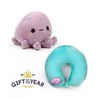 2 in 1 travel pillow and plush