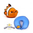 2 in 1 travel pillow and plush