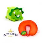 2 in 1 travel pillow and plush