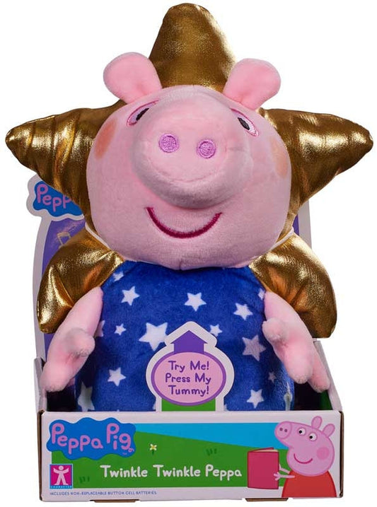 PEPPA NURSERY RHYMES TALKING PLUSH -TWINKLE TWINKLE