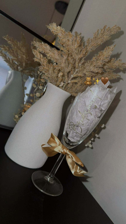 Personalised Champagne flutes